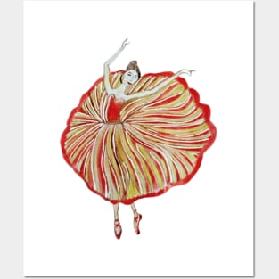 Ballet girl Posters and Art